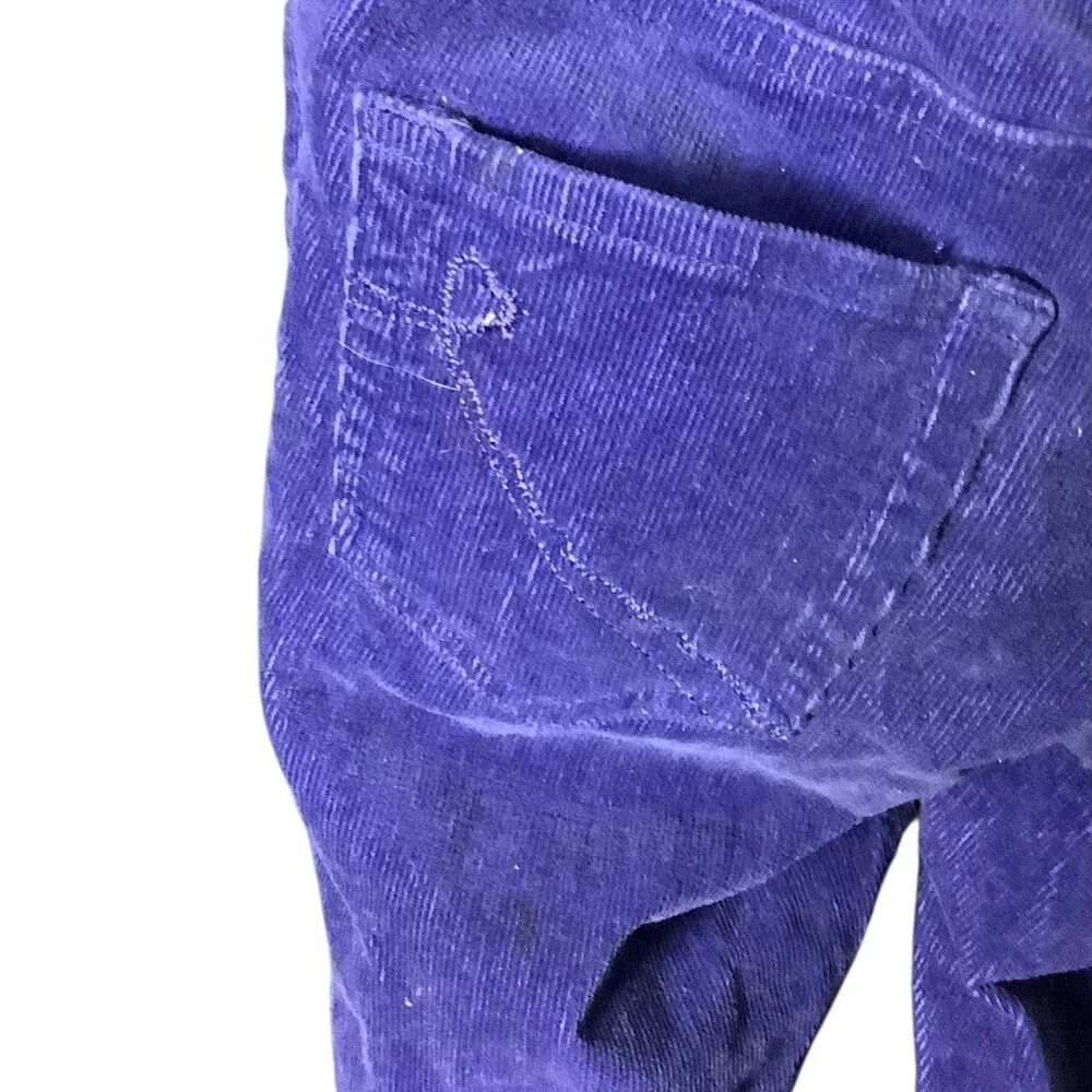 The Children’s Place Girls Corduroy Purple Flare Pants‎ Size 10 Adjustable Waist